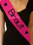 Braut SchÃ¤rpe Bride to Be Sash Hen Party Night Do Accessories